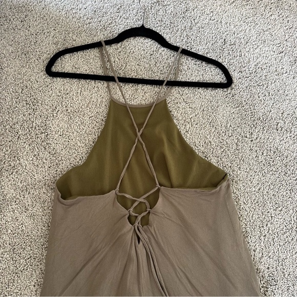 Tobi Green Mini Dress Size Medium - Picture 5 of 7